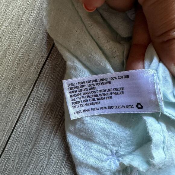 Cat & Jack Girls' Floral Knit Maxi Dress Mint green SZ 7/8 summer spring - Picture 8 of 8